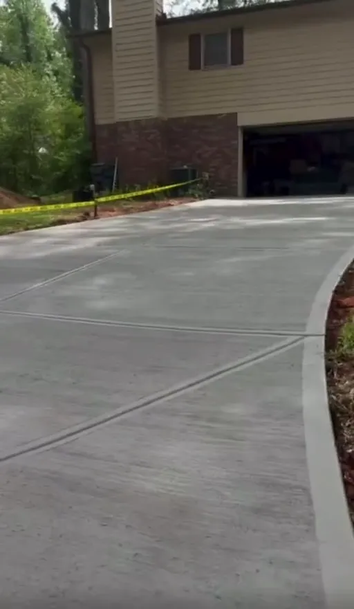 Finished driveway tour