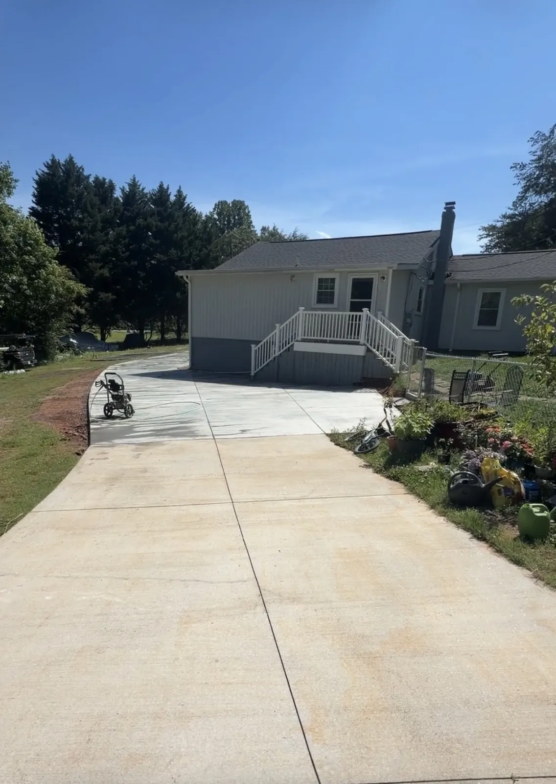Driveway and house access