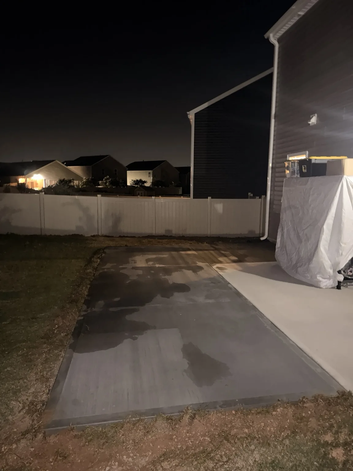 Another view of the patio