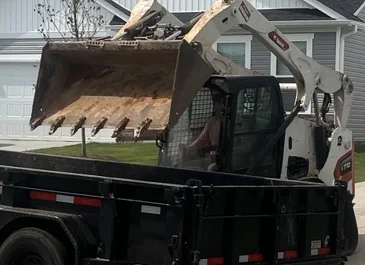 Compact EBC equipment on a work trailer