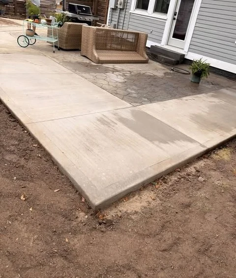 Patio extension — corner detail